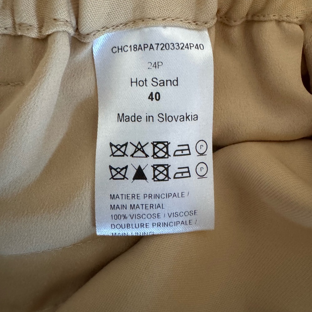Chloé Tan Trousers with Brown Belt - Picture 5 of 5